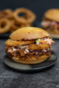 pulled pork vegano hamburguesa vegana sandwich vegano